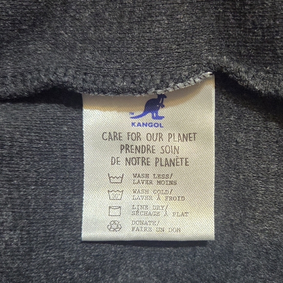 Kangol Waffle Knit Henley Black Long Sleeve Cotton Thermal Medium Mens Top - Picture 8 of 10